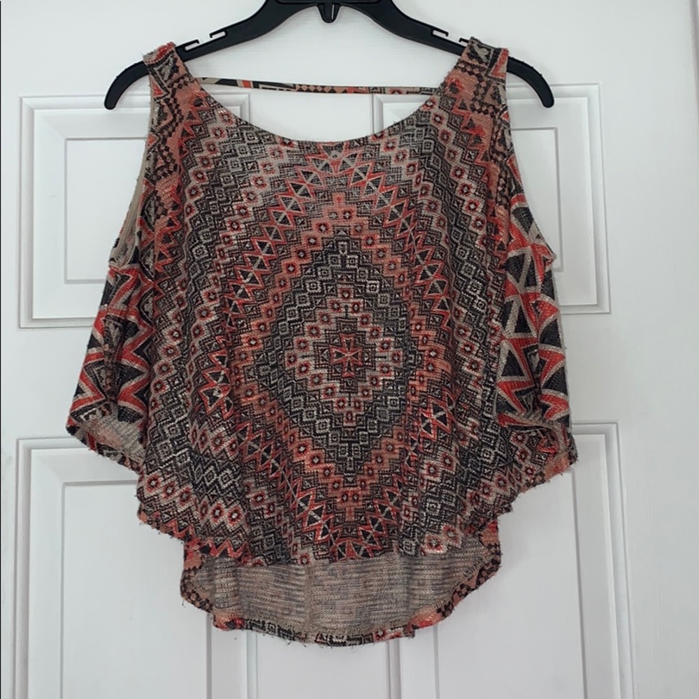 Flowy off-the-shoulder top